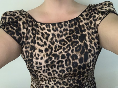 leopard print dress size 12 | eBay