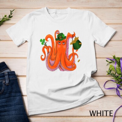 Funny Irish Octopus St Patrick's Day Unisex T-shirt