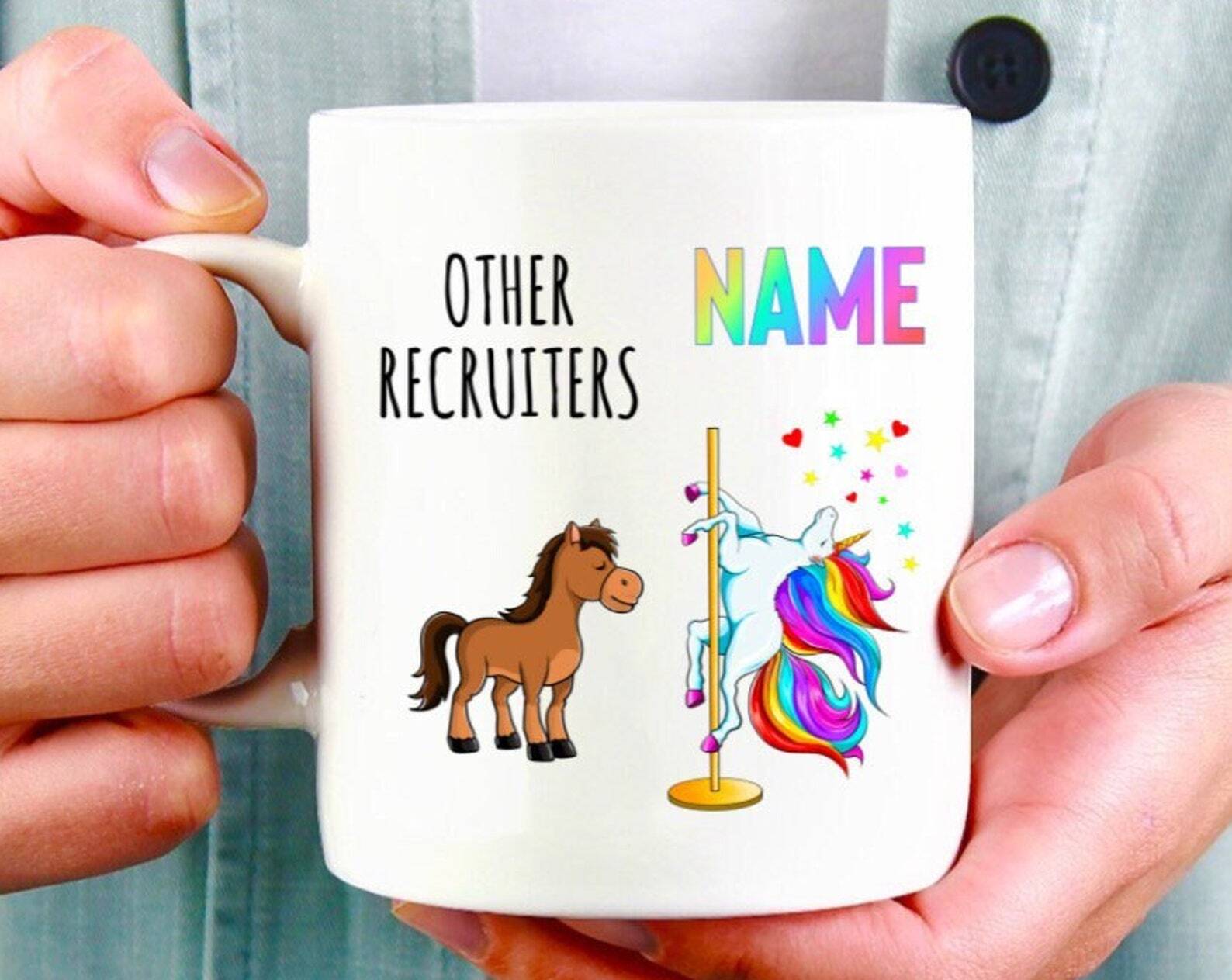 Recruiter Gift • Recruiter Mug • Recruiter Coffee Mug • Recruiter Cup •