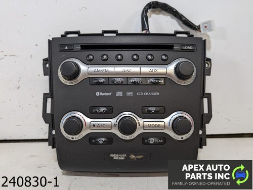 OEM 2009 Nissan Murano 3.5L Radio & Heater A/C Climate Control Panel 27500-1AA2B