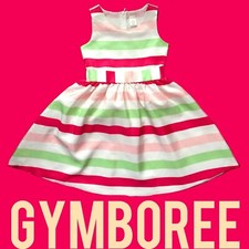 Pink Green White Fit & Flare Gymboree Spring/Summer Dress Sz 8 New SALE!!!!
