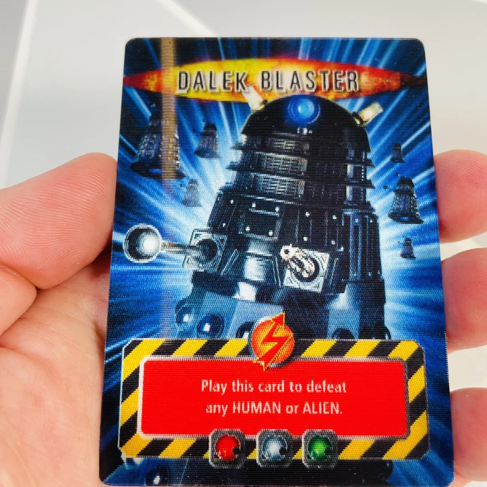 Dr Doctor Who Darlek Blaster Battles in Time Cards - Rare Card Set - Image 2 of 4