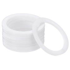 Flat Washers, 100 Pcs 45mm OD 35mm ID 2mm Thick PTFE Seal Washer Flange Gasket