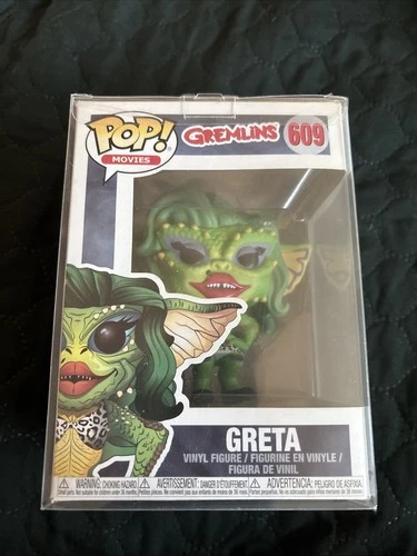 Funko Pop Movies GREMLINS GRETA #609 & FLASHING GREMLIN #610 VAULTED Set 2018