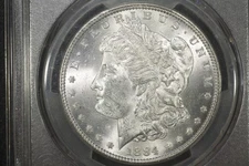 1884 Morgan Dollar, PCGS MS-63