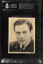 Sebastian Shaw Darth Vader Signed Vintage Small Photograph Beckett Slab Auto 10