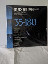 Brand New SEALED 10.5" Maxell UD 35-180 N Prof Grade Metal Reel Recording Tape