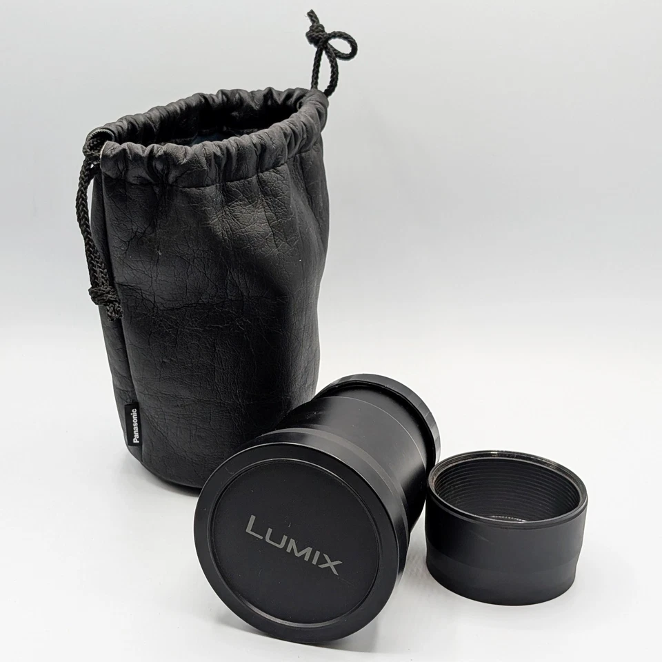 Panasonic Lumix DMW-LTZ10 Tele Conversion Camera Lens 1.5x w/Bag Black Max 630mm - Image 2 of 4