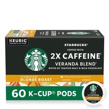 Starbucks K-Cup Coffee Pods Starbucks Blonde Roast 2X Caffeine Hot Or Iced