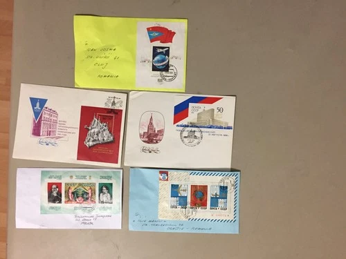 Five Russia covers with SS.Two are fdc