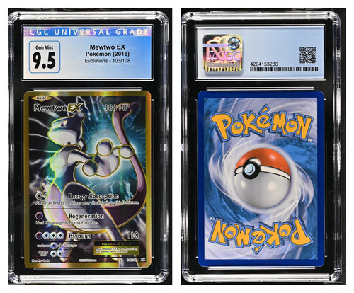 Mewtwo-EX graded CGC 10 for sale on eBay