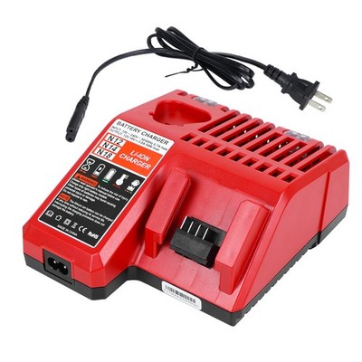 M18 M12 Rapid Charger For Milwaukee 48-59-1812 M12-18C Li-Ion Battery 12V-18Volt