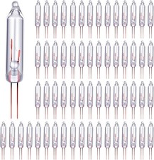 100 Pieces Mini Christmas 2.5 Volt Replacement Light Bulbs for Christmas Trees D