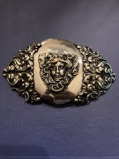 Vintage 1950s Medusa Head Belt Buckle