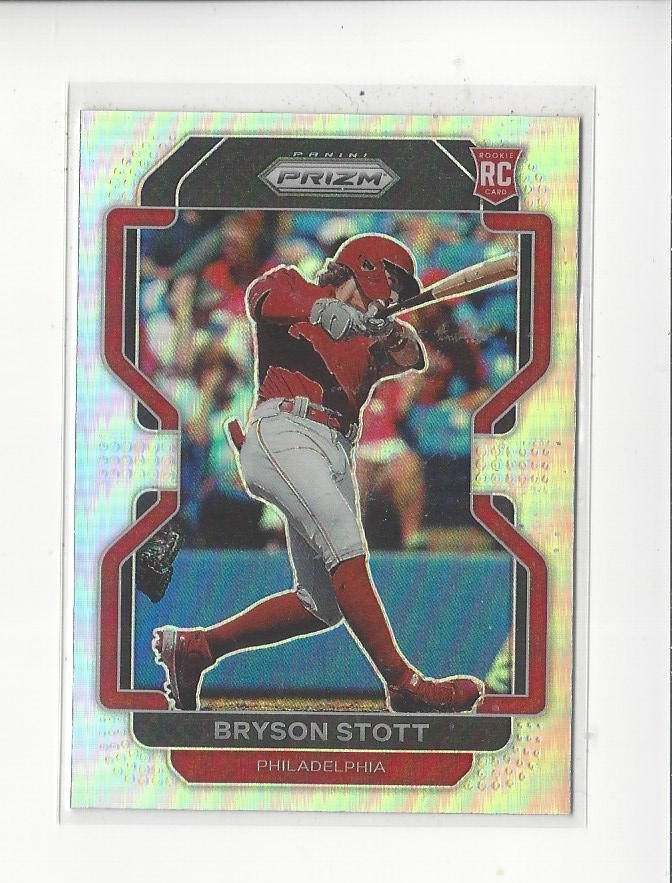 2022 Panini Prizm Silver Prizms #63 Bryson Stott RC Rookie Phillies