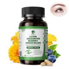 Eye Vitamins Lutein and Zeaxanthin Supplement for Eye Health  Brain Support