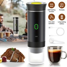 Travel Coffee Maker Small Travel Coffee Maker Mini One Button Operation Cordless