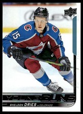 2018-19 Upper Deck Young Guns Sheldon Dries Rookie Colorado Avalanche #240