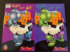 DO YOU POOH? Grey Hulk , Green Hulk Signed Variants comic cover