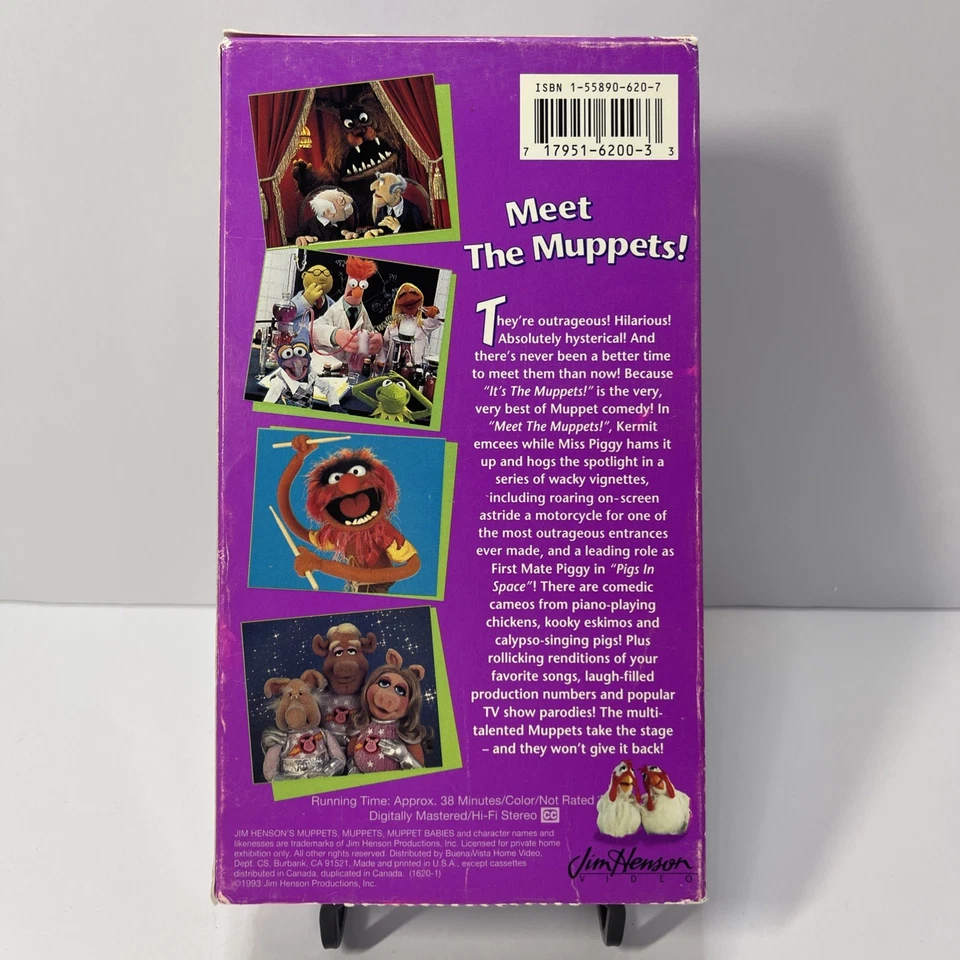 Jim Henson (‘93, 2 VHS) It’s the Muppets: Meet The Muppets + More Muppets Please - Image 4 of 4
