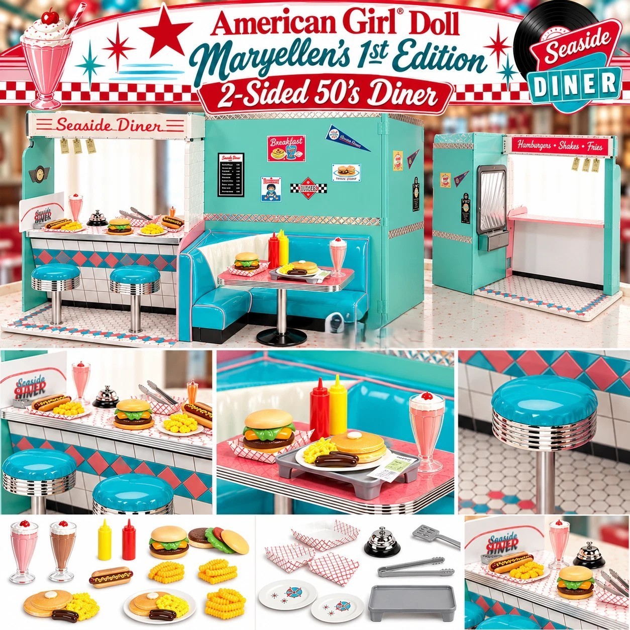 Детская кукла American Girl Doll Maryellen Original Seaside Diner Sold out — фото 2