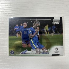 Trevoh Chalobah 2022-23 Topps Stadium Club Chrome Soccer Card Rookie Parallel. rookie card picture