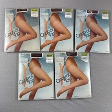 Control Top JC Penney Super Shaper Pantyhose Average Coffeebean Lot of 5 Vtg NEW