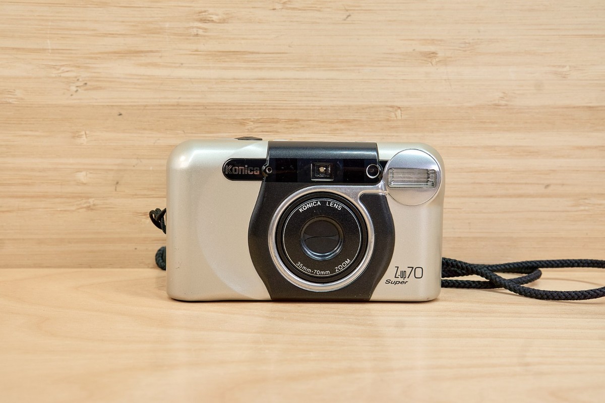 Konica Z-up 70 Super Date 35mm Film Camera / 35-70mm Zoom / Tested