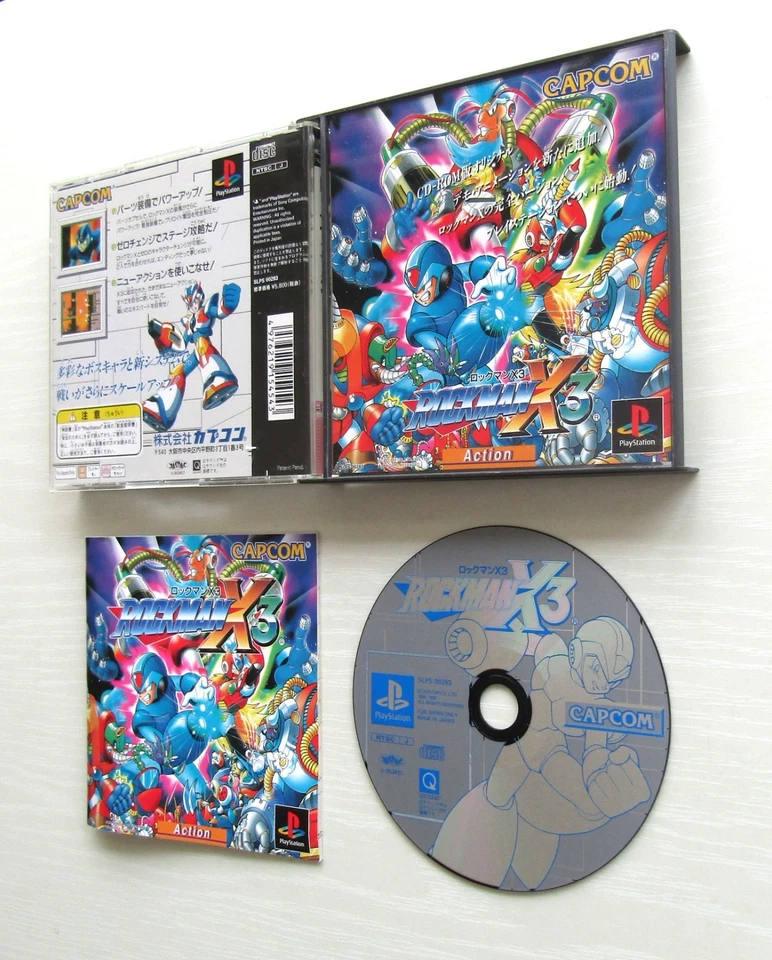 PS1 ROCKMAN X3 Megaman Playstation Capcom PlayStation 1996 - Image 2 of 4
