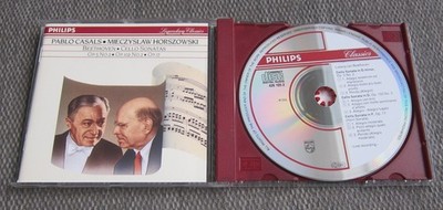 CASALS - HORSZOWSKI * BEETHOVEN CELLO SONATAS * CD PHILIPS WG PDO FS NO IFPI