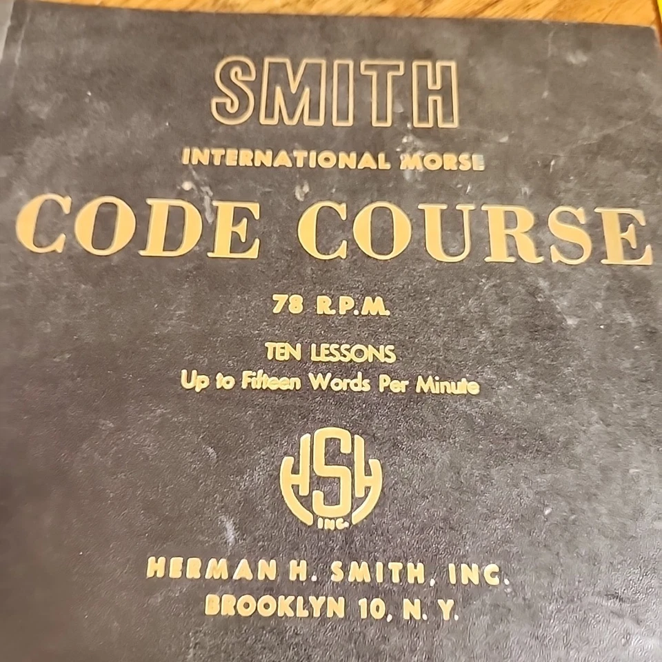 1957 Smith Morse Code Course Records Plus 2 Calrad Buzzer Practice KB 1.5 *read - Image 4 of 4