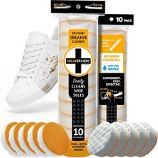 Instant Sneaker Cleaner, Premium Shoe Cleaning Kit for Sneakers, Dual-Sided Spon