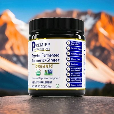 Premier Research Lab Fermented tumeric/Ginger.  FREE SHIPPING EXP 02/18/2027