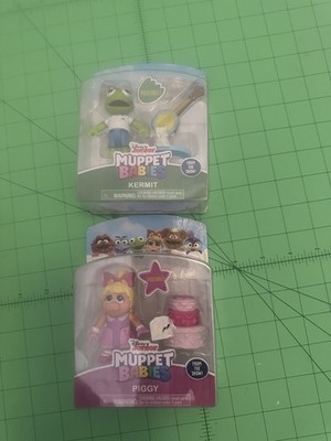 NEW! Disney Junior Muppet Babies Poseable Kermit And Piggy