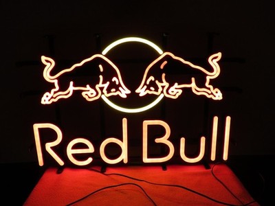 Red Bull 22'' X 15'' LED Energy Drink Lighted Neon Bar Man Cave Sign-Hang Or Stand