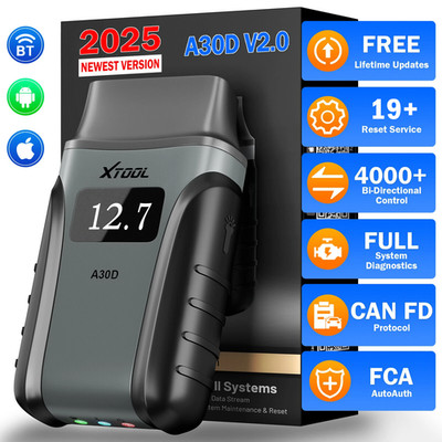 XTOOL A30D OBD2 Diagnosegerät KFZ Profi Auslesegerät ALLE Autofunktion Kostenlos