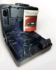 Vintage Samsung SC-F501 VHS HQ Camcorder Video Camera Bundle Case Manual TESTED