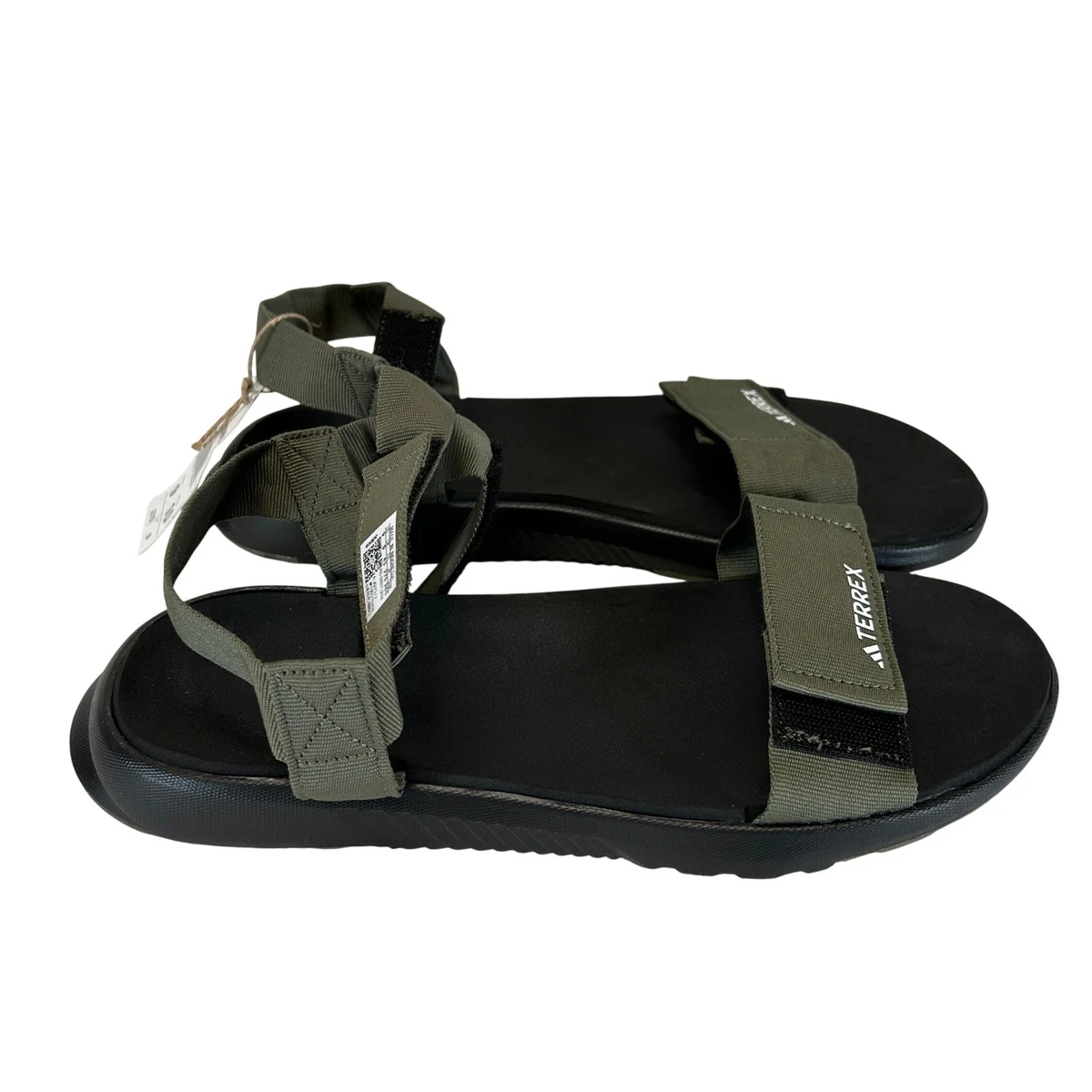 Adidas Terrex Sandals Olive Green Sport Strap Comfort Size 11 Terrex Hydroterra Light Sandals Green main image 3