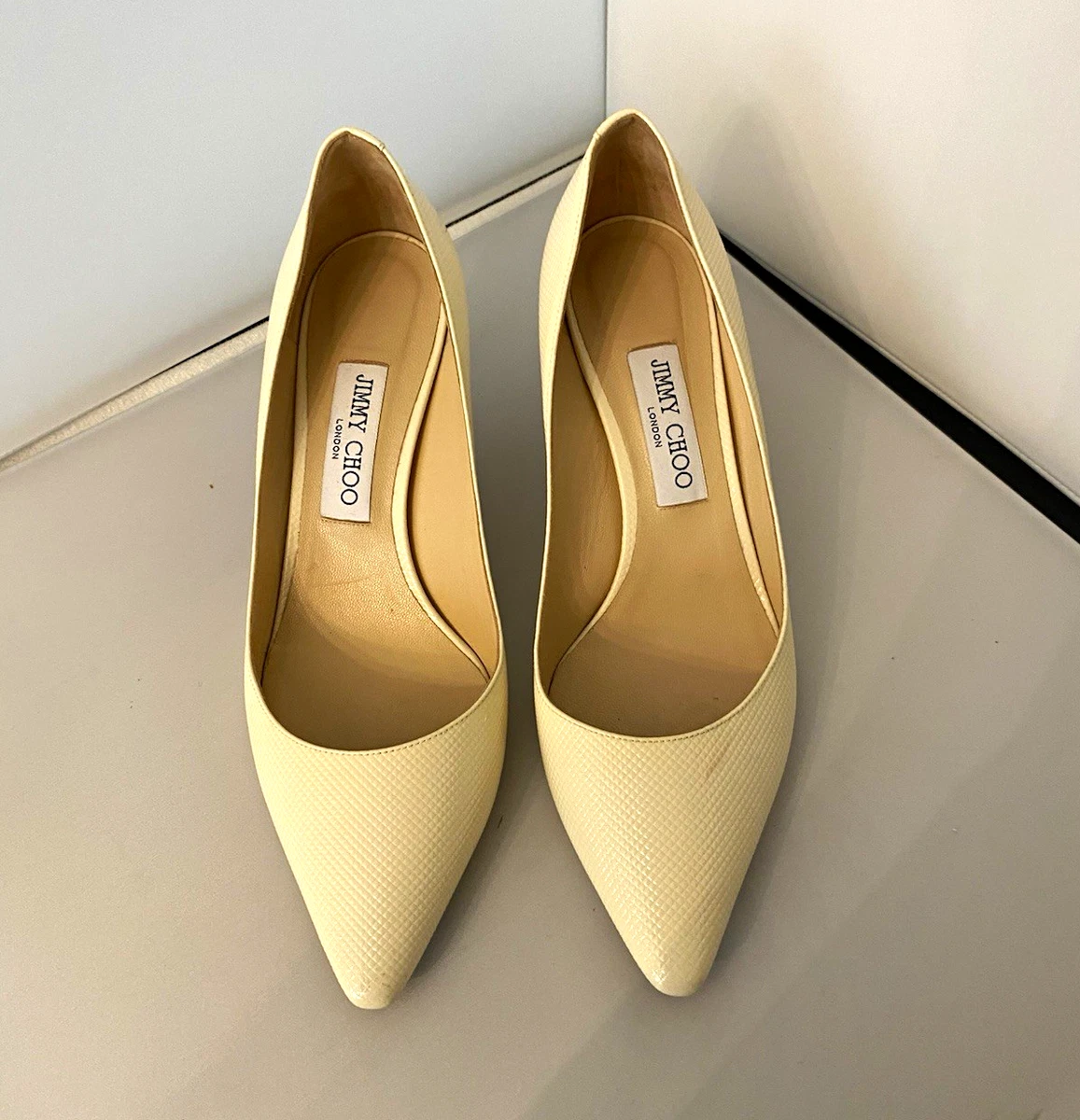 美品Jimmy Choo アイボリー ハイヒール 37 2/1 Jimmy Choo Women's Ivory for sale | eBay