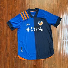Adidas FC Cincinnati 2020 Home Jersey Size L Soccer MLS USA