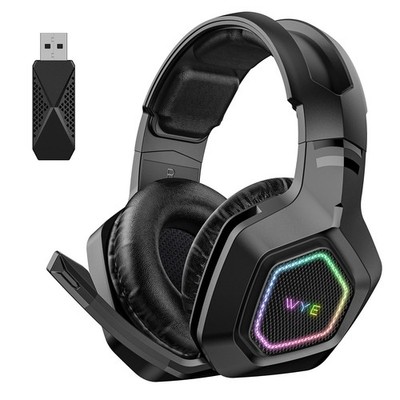 Wireless Gaming Headset Bluetooth 5.1   Surround Sound, Noise Cancelling Quality