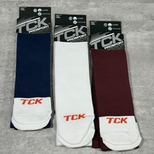  Lot of 3 TCK Large - Women 10-13, Men 9-12 Pro Sport Over Calf Tube Socks NEW