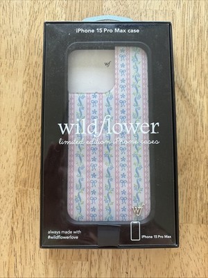 Wildflower iPhone 15 Pro Max Case Limited Edition USED But In Good Condition