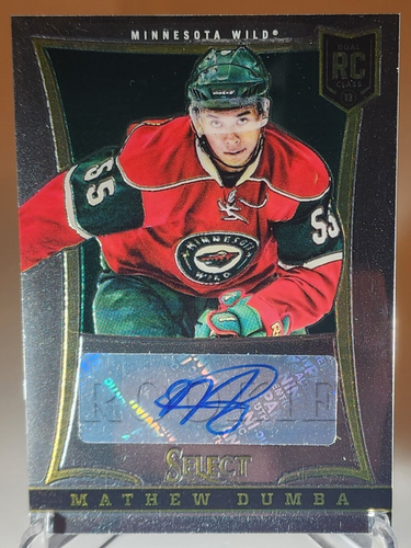 Matt Dumba 2013-14 Panini Select Rookie Auto #265 Mathew Minnesota Wild /399