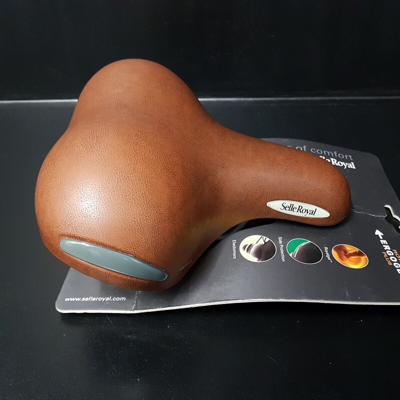Selle Royal Ergogel Plus (Ref 497) noire en gel pour vélo urbain