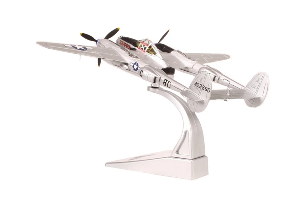 Corgi 1/72 P-38J Lightning USAAF 367th FG 393rd FS 44-23590 Scrapiron IV AA36613 - Image 4 of 4