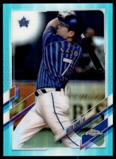 Keita Sano 2021 Topps Chrome NPB Aqua Refractor Card 24/199 #39 Yokohama Dena