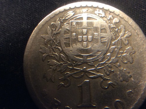 1930 REPUBLIC OF PORTUGAL, 1 ESCUDO,low mintage,large - Picture 4 of 5