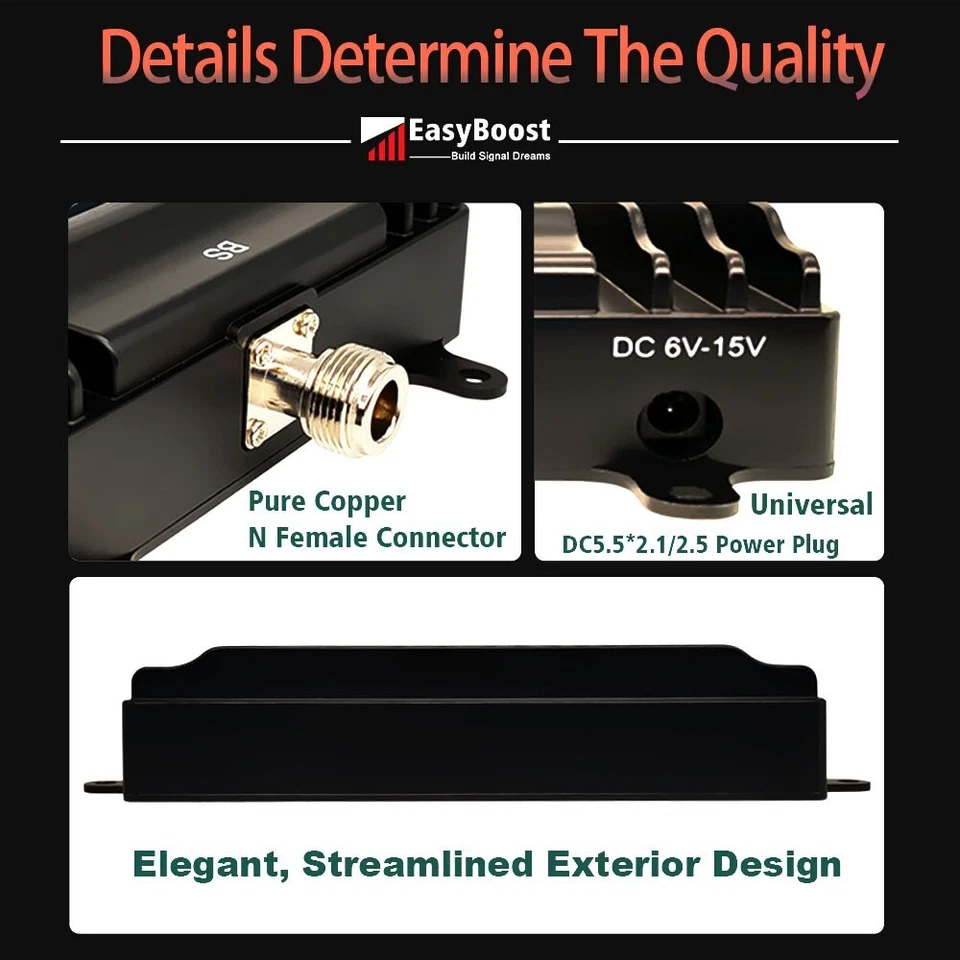 Cell Phone Signal Booster 3G 4G 5G Amplifier Band 2/4/5/12/13/17/25/66 Full kit - Image 4 of 4