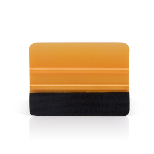5 - 200 Pcs Gold Squeegee Felt Flexible Plastic Car Tint Tools Decals Vinyl Wrap - Foto 7 di 7